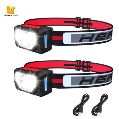 Beli Putih Merah LED Head Mounted Work Light 1000 Lumen Head Lamp Untuk Memancing pembuatan online