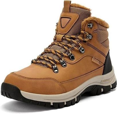 Beli Sepatu Safety Tahan Dingin Anti Selip Tahan Air dengan Lapisan Bulu untuk Pekerjaan Di Luar Ruangan pembuatan online