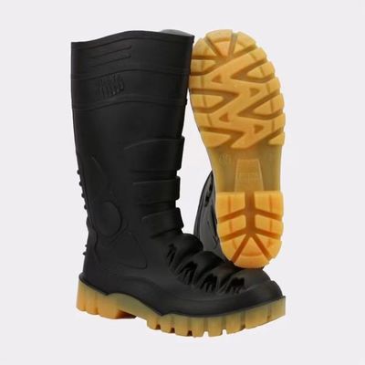 Beli UK2 - 13 Sepatu Keselamatan Industri PVC Dengan Perlindungan Metatarsal Topi Kaki Baja pembuatan online