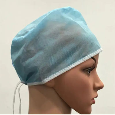 Harga yang bagus SMS PP 64 X 13cm Disposable Bouffant Cap Rambut Medis Bouffant EN14683 on line