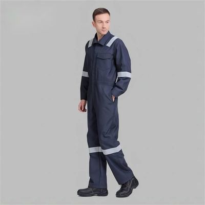 Harga yang bagus 4.5OZ 6OZ Flame Retardant Overall Pakaian Tahan Api Ringan Untuk Pekerja Industri on line