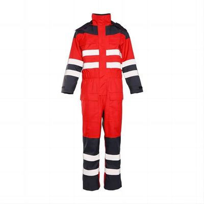 Harga yang bagus Waterproof Oil Proof Flame Retardant Work Suit FR Overall dengan 98% Polyester 2% Serat Karbon on line