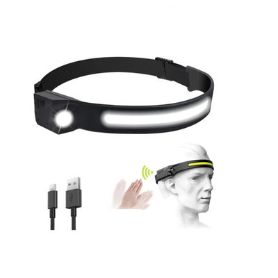 Harga yang bagus Lampu Kerja Headlamp Fleksibel Tahan Air 12000 Lumen 230 Derajat USB Isi Ulang on line