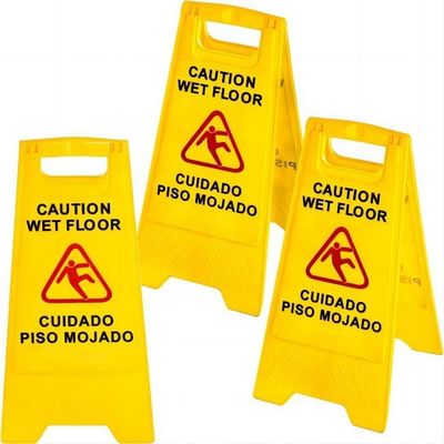 Harga yang bagus Hanging Standing Plastic Safety Awas Rambu Keselamatan Lantai Basah 0.86kg on line