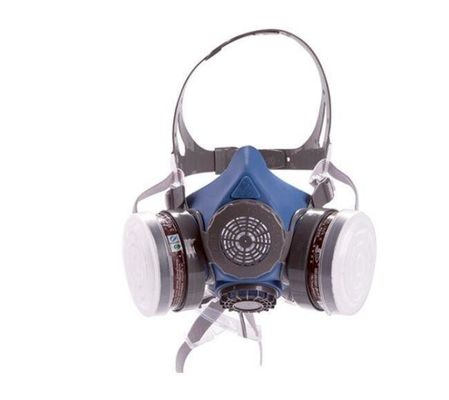 Harga yang bagus PPE ABS Silicon Half Mask Respirators Shield Untuk Gas Chemical Safety 17 X 12.5cm on line