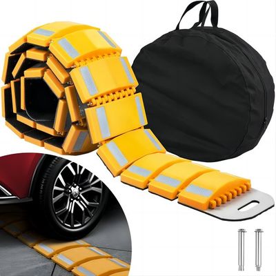 Harga yang bagus 15.05kg Folding Portable Rubber Speed ​​Humps Panjang 9.8Ft Untuk Jalan Berkendara on line
