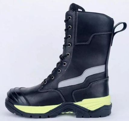 Harga yang bagus Sepatu pengaman tahan panas anti benturan tahan tusukan untuk petugas pemadam kebakaran dan pekerjaan industri on line