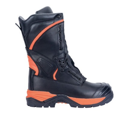 Harga yang bagus US3-14 Safety Tahan Panas Sepatu Kerja Industri Shock Menyerap Sepatu Pemadam Kebakaran Steel Toe on line