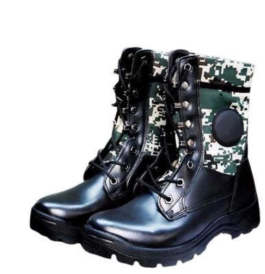 Harga yang bagus Anti Slip Sepatu Taktis Tempur Militer Anti Smash Rubber PU Out on line