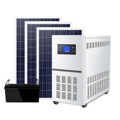 Harga yang bagus CE Off Grid Solar System Kit Panel Surya 5000W Untuk Berkemah Di Luar Ruangan on line