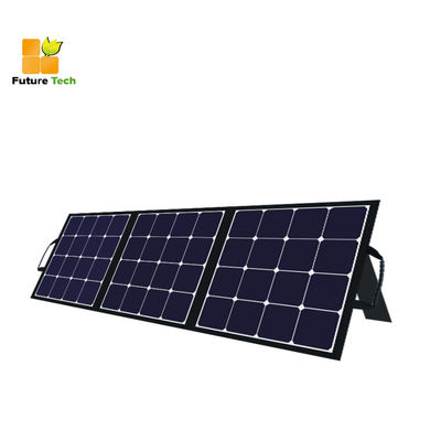 Harga yang bagus Panel Surya Lipat Kristal Mono Efisiensi Tinggi 150W Tahan Air untuk Kemping RV Luar Ruangan on line