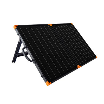 Harga yang bagus Kit Panel Surya Portabel Monocrystalline Panel Surya Lipat Dengan 2 Output USB on line