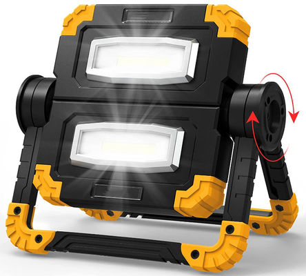 Harga yang bagus Lampu kerja LED portabel yang dapat diisi ulang dengan 2000 lumen berputar 360 derajat dan baterai 5000mAh on line
