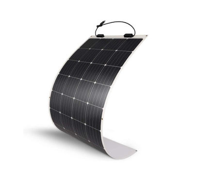 Harga yang bagus Kit Panel Surya Fleksibel Monocrystalline Hitam 200W Portable Outdoor on line
