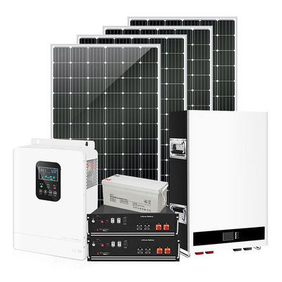 Harga yang bagus Kit Tenaga Surya Off Grid Lengkap dengan Baterai Lithium 1000W-7200W untuk Catu Daya Mandiri on line