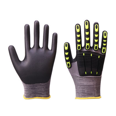 Harga yang bagus TPR Silicon Rubber Sarung Tangan Anti Getaran Sarung Tangan Pelindung Potong on line
