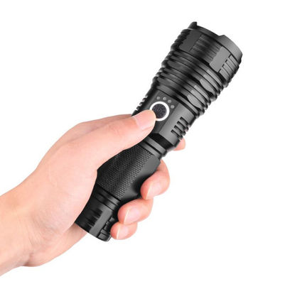 Harga yang bagus 1500 Lumens Super Bright LED Torch Lampu senter dengan 5 Mode Kecepatan dan Konstruksi Alloy Aluminium on line