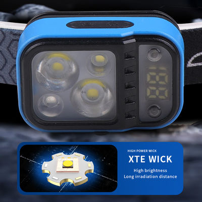 Harga yang bagus IPX4 Lampu depan LED tahan air 400-500 lumen untuk kegiatan luar ruangan Desain kompak 5.2*3.2*2.5CM on line