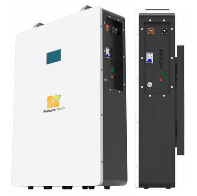 Harga yang bagus 10kwh 51.2V Baterai yang dipasang di dinding 200Ah Storage Solar Baterai Lithium Kapasitas nominal 20A Standard Charge Current on line