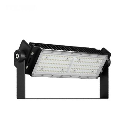 Harga yang bagus IP66 Rating dan Opsional 3000-6500K CCT FT100W LED Flood Light untuk Bandara dan Bangunan Besar dalam Hitam dan Perak on line