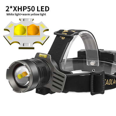 Harga yang bagus Lampu Depan LED Isi Ulang Lumen Tinggi OEM, Senter Kepala USB-C Tahan Air yang Dapat Diperbesar untuk Luar Ruangan & Pekerjaan – Seri FT-H651A on line