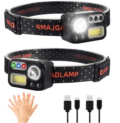 Harga yang bagus Lampu Depan LED 500 Lumen dengan Sensor Gerak dan Baterai Isi Ulang untuk Aktivitas Luar Ruangan on line